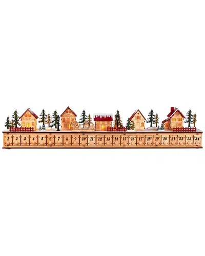 Kurt Adler Advent Calendar In Brown
