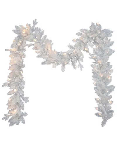 Kurt Adler Artificial Garland In White