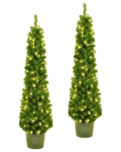 Kurt Adler Artificial Tree In Green