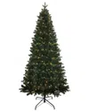 Kurt Adler 6-foot Pre-lit Clear Incandescent Studio Spruce Tree In Green