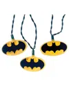 Kurt Adler Batman Light Set In Yellow