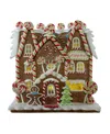 Kurt Adler 8.46-inch Battery Operated Led Lighted Gingerbread Lollipop Shop In Multicolored