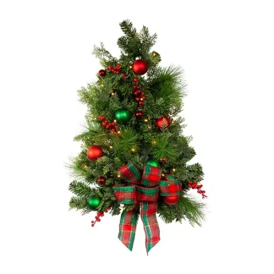 Kurt Adler Battery-operated Red And Green 2 Foot Pre-lit Christmas Tree