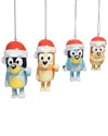 Kurt Adler Bluey And Family Ornament Set In Multi