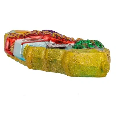 Kurt Adler California Glass Hanging Figurine Ornament In Multi