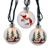 Kurt Adler Cardinal And Cabin 10 Light String Light
