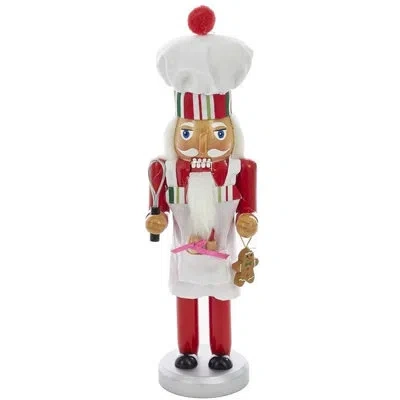 Kurt Adler Chef With Gingerbread In Multi