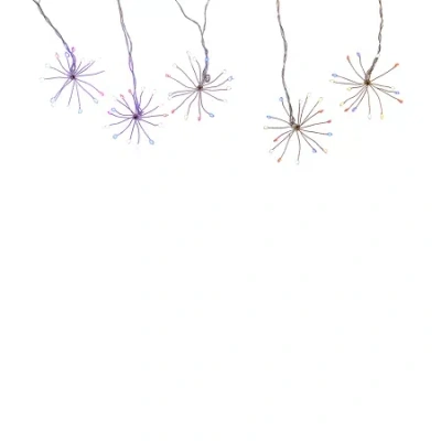 Kurt Adler Cluster Burst Superbright Led String Lights In Multi