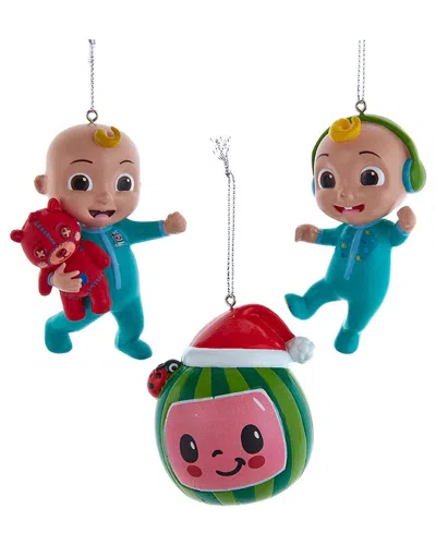 Kurt Adler Cocomelon Ornament Set In Multi