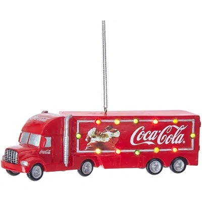 Kurt Adler Coke Truck Hanging Figurine Ornament
