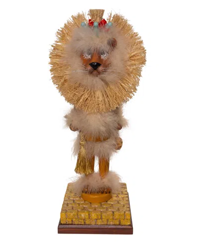 Kurt Adler 17-inch Hollywood Cowardly Lion Nutcracker In Multicolored