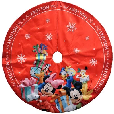 Kurt Adler Disney Mickey And Friends Tree Skirt In Multi