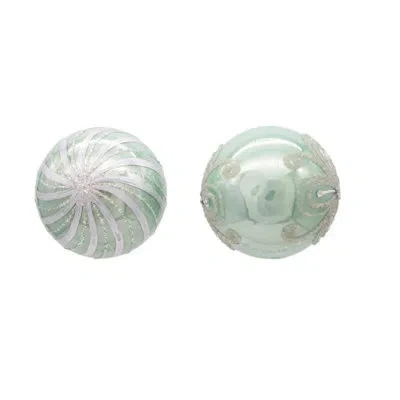 Kurt Adler Embellished 6 Piece Ball Ornament Set
