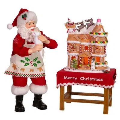 Kurt Adler Santa In Multi