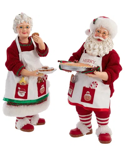 Kurt Adler Fabriché Santa In Multi