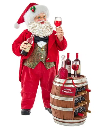 Kurt Adler Fabriché Santa In Multi