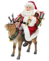 Kurt Adler Fabriché Santa In Multi