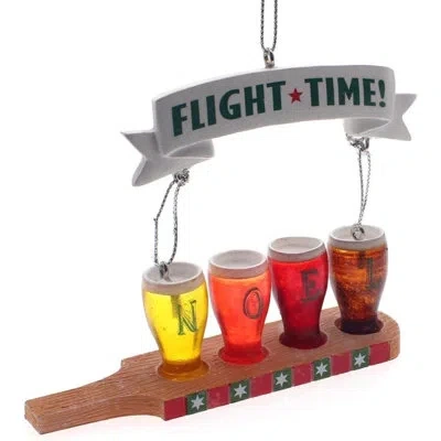 Kurt Adler Flight Time Beer Glass Hanging Figurine Ornament