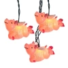 Kurt Adler Flying Pig 10 Light String Lighting