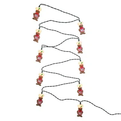 Kurt Adler Gingerbread 10 Light String Lights