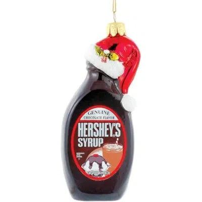 Kurt Adler Glass Ornament For Christmas Tree, Chocolate Syrup Bottle In Multicolored
