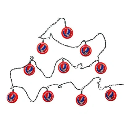 Kurt Adler Grateful Dead Disc 10 Light String Lights
