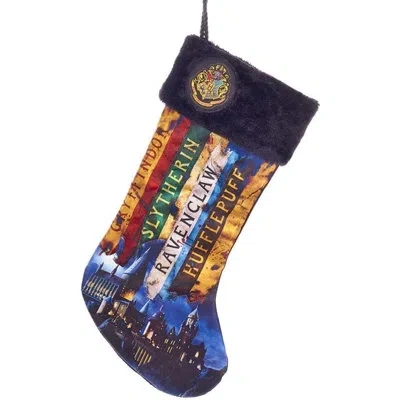 Kurt Adler Harry Potter Hogwarts  Christmas Holiday Stocking, 19" In Multicolored