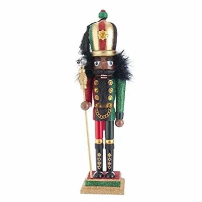 Kurt Adler Hollywood African American Nutcracker In Multicolor