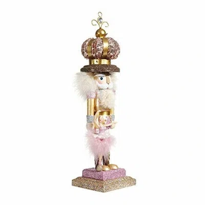 Kurt Adler Hollywood Ballet And Crown Nutcracker In Multicolor