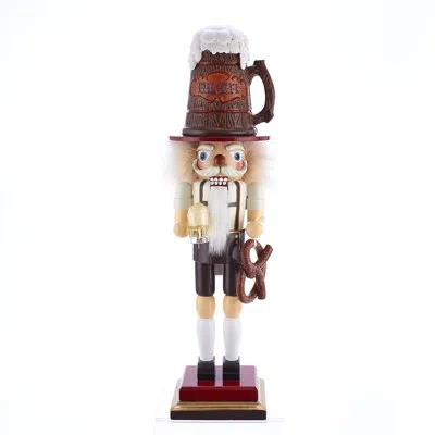 Kurt Adler Hollywood Beer And Pretzel Nutcracker