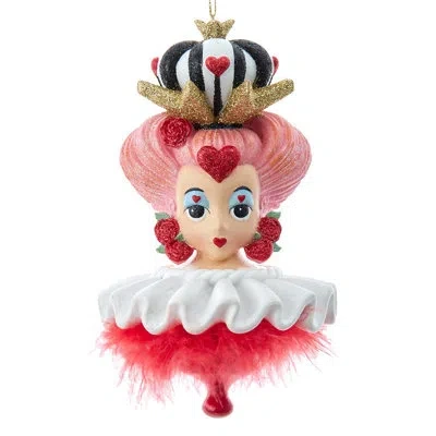 Kurt Adler Hollywood Hats Queen Of Hearts Ornament