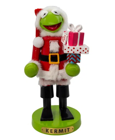 Kurt Adler 10-inch Disney Kermit The Frog Nutcracker In Green