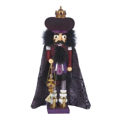 Kurt Adler Hollywood Purple King Nutcracker In Multi