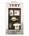 Kurt Adler I Love Ny 3d Mini Ornament 5pc Set In Multi