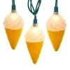 Kurt Adler Ice Cream Cone 10 Light String Lights