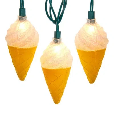 Kurt Adler Ice Cream Cone 10 Light String Lights