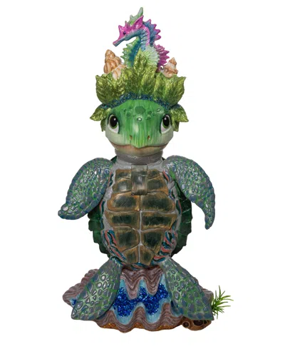 Kurt Adler 16-inch Hollywood Sea Turtle Nutcracker In Green