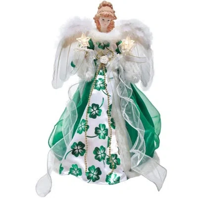Kurt Adler Irish Tree Topper In Green