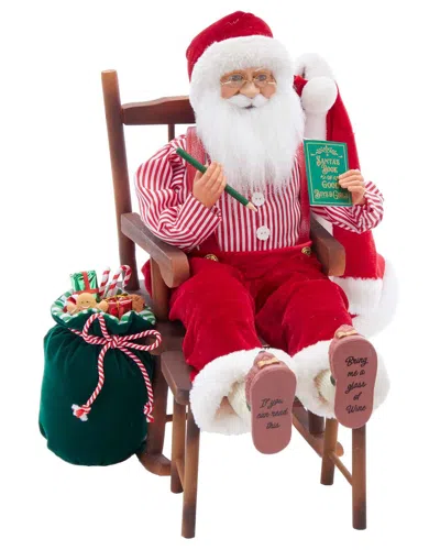 Kurt Adler Kringle Klaus Santa In Multi