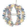 Kurt Adler Led Tinsel Foldable Sphere String Lights In Blue
