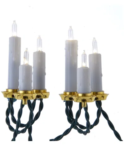 Kurt Adler Led Triple Candle Clip-on Light Set In Multi