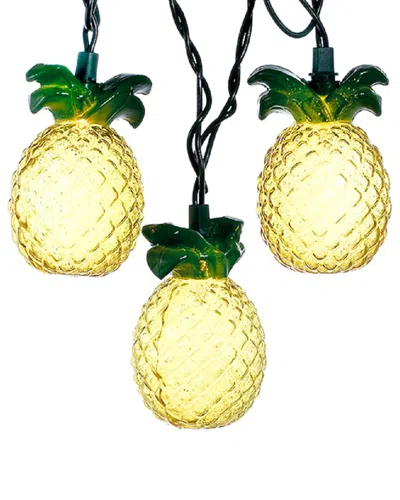 Kurt Adler Light Set In Yellow