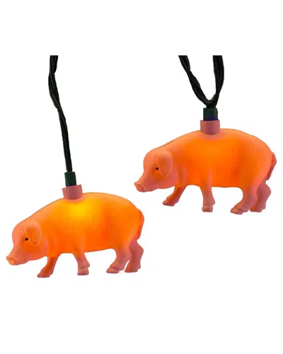 Kurt Adler Light Set In Orange