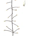 Kurt Adler 240-light 8-feet Warm Led Twinkle Cluster Fairy String Lights In Brown