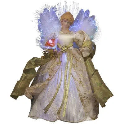 Kurt Adler Lighted Angel Tree Topper In Multicolor