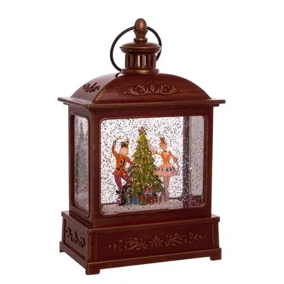 Kurt Adler Lit Nutcracker Swirl Water Lantern
