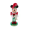 Kurt Adler Minnie The Elf Nutcracker In Multicolor