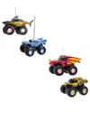 Kurt Adler Monster Jam Ornament Set