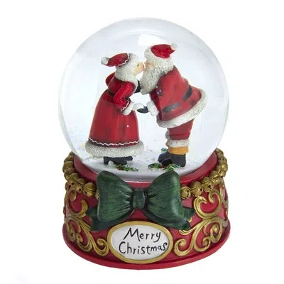 Kurt Adler Mr. And Mrs. Claus Musical Snowglobe