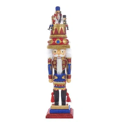 Kurt Adler Music Box Hollywood Hat Nutcracker In Multi